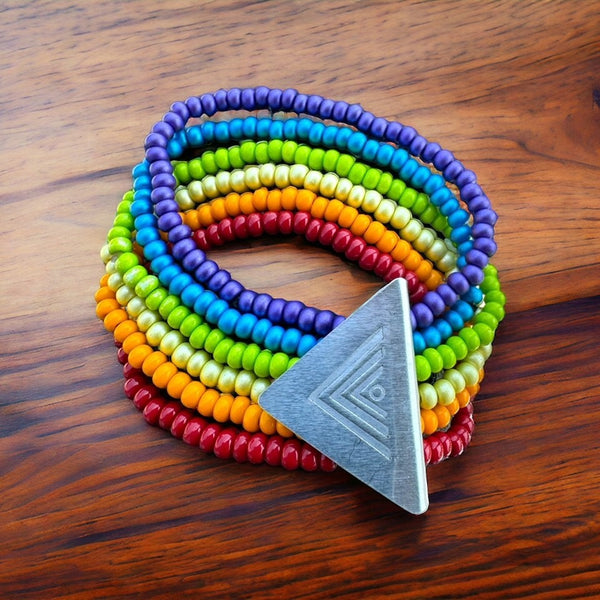 Pride Inclusion Rainbow Bracelet