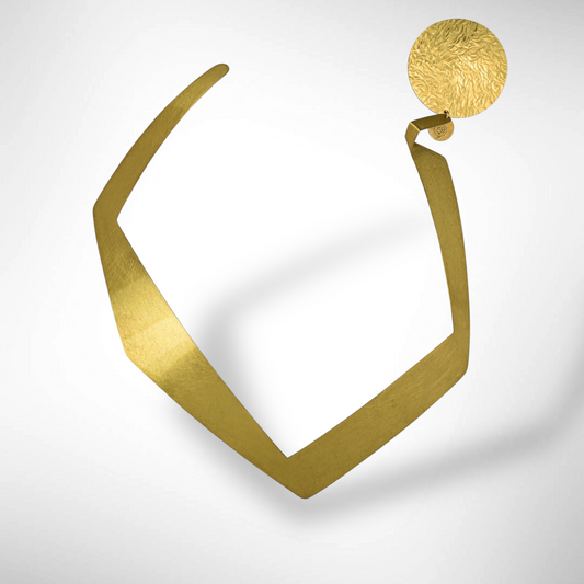 SHARE 1 Stunning Up-Do Simple Abstract Statement Necklace from the FIGURE Collection