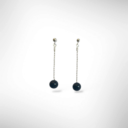 DARK MOON Simple Onyx Drops from the Lunar Collection