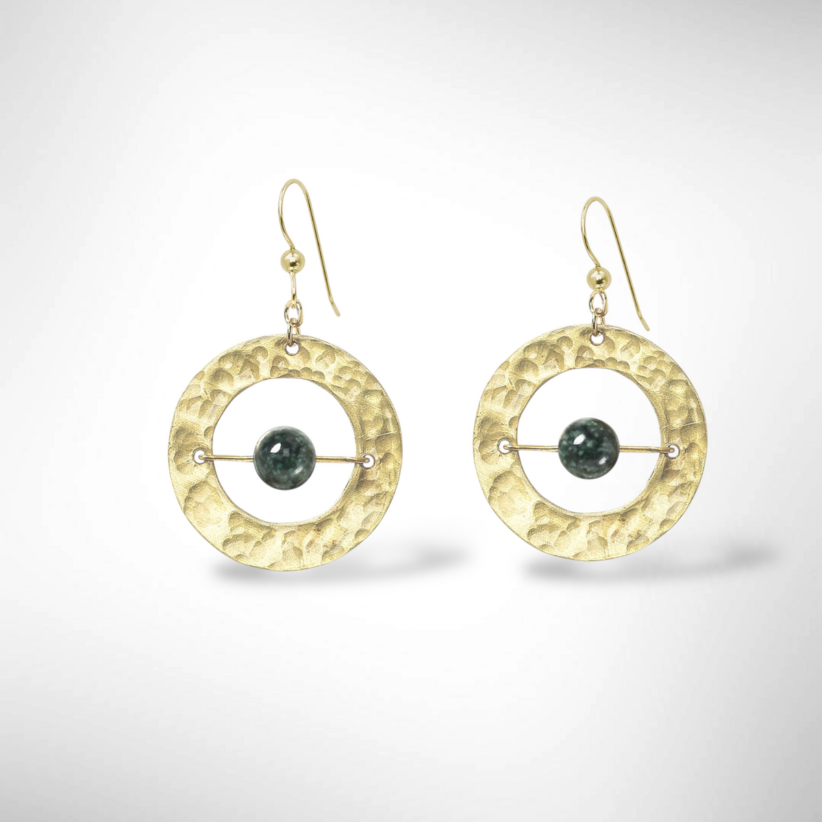 GEOMETRIC STUDIES | AXIS SMALL Contemporary Every Day Dangle Earrings Sim Pearl