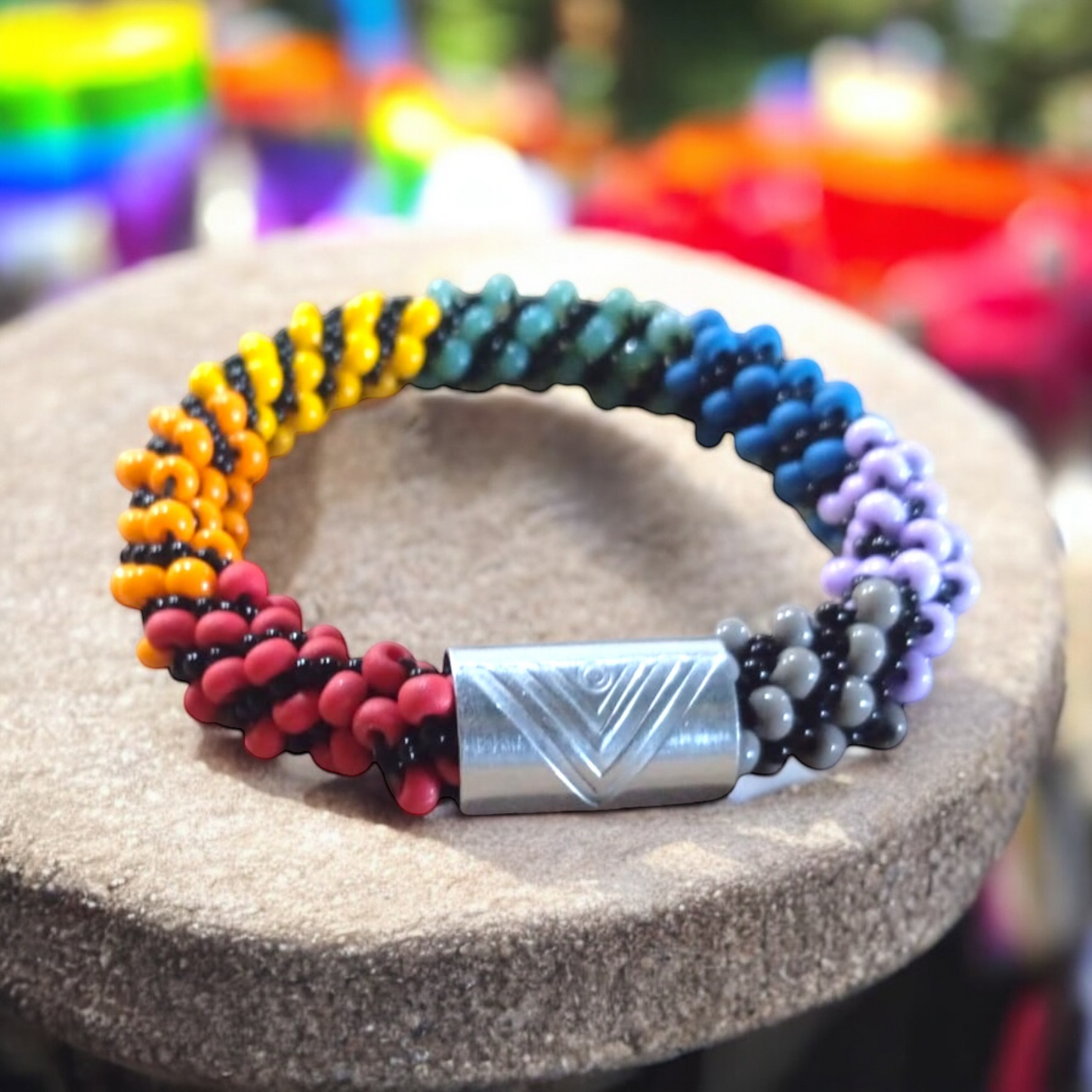 Understated Stretchy Pride Bracelet