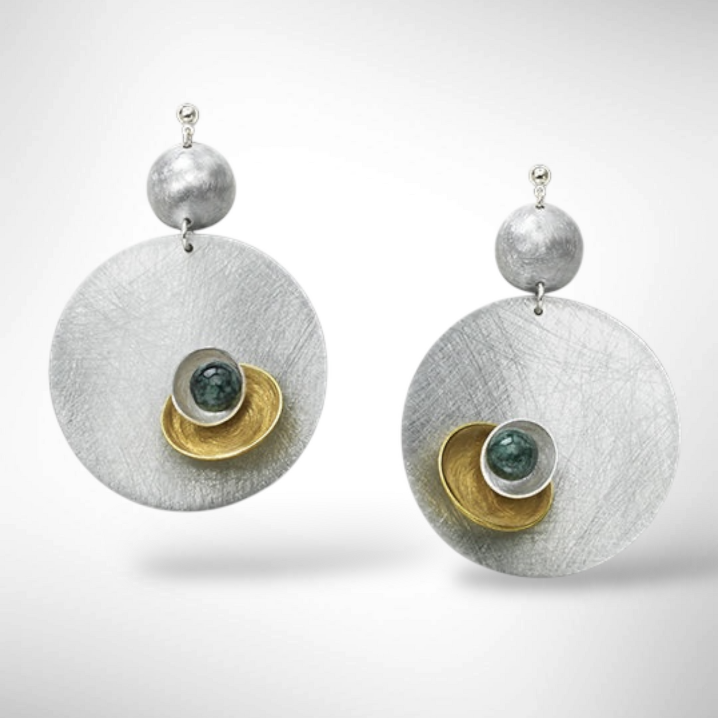 GEOMETRIC STUDIES | BLOSSOM Large Light Weight Round Statement Earrings