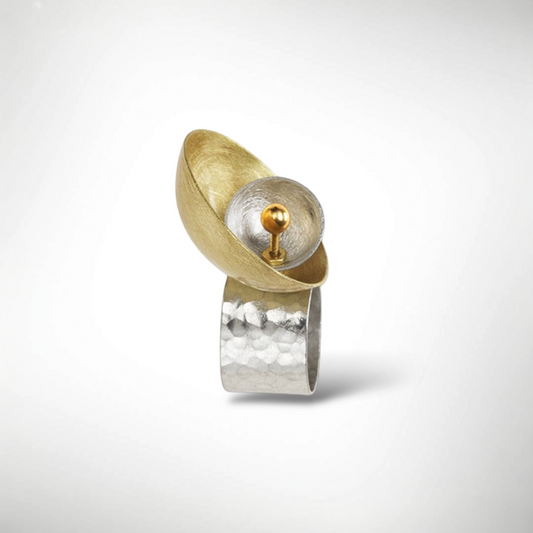 BARK Tall Sculptural Ring