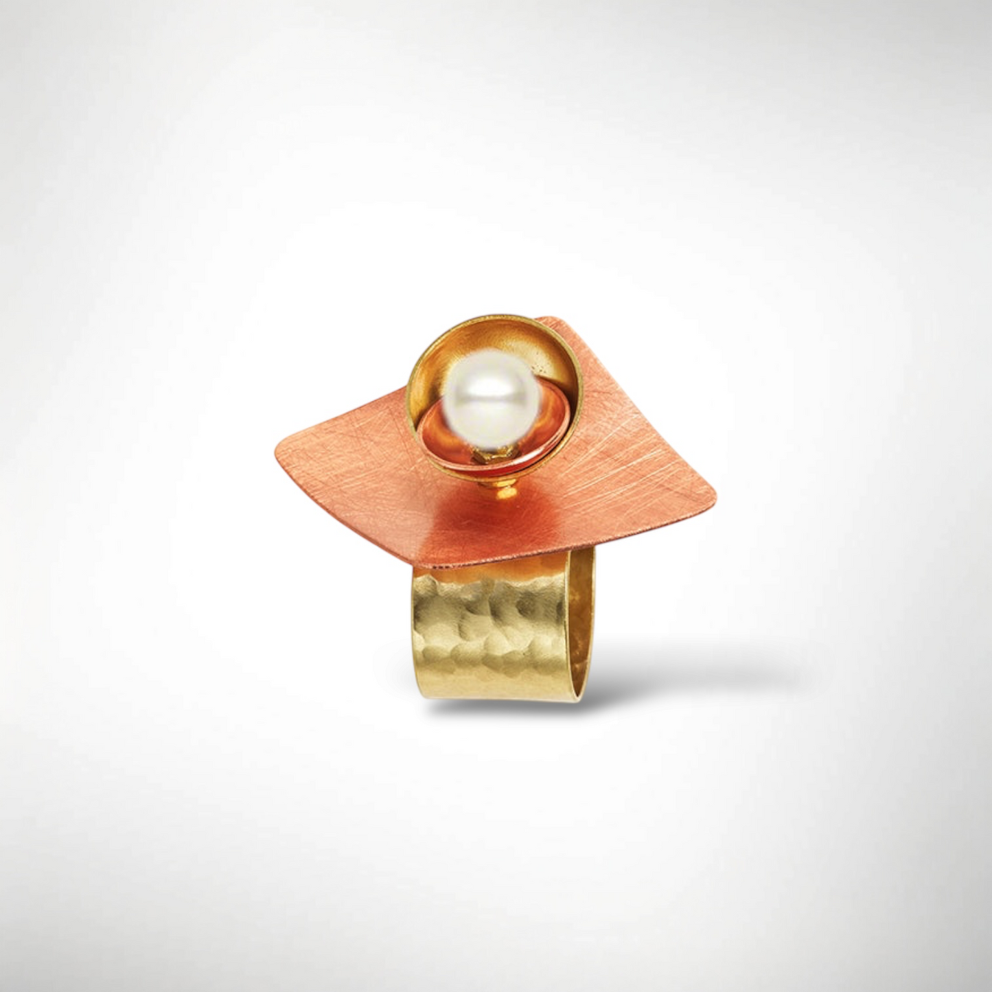 EVERYDAY | GRAIN Angular Ring-Adjustable, Accent Bead Options