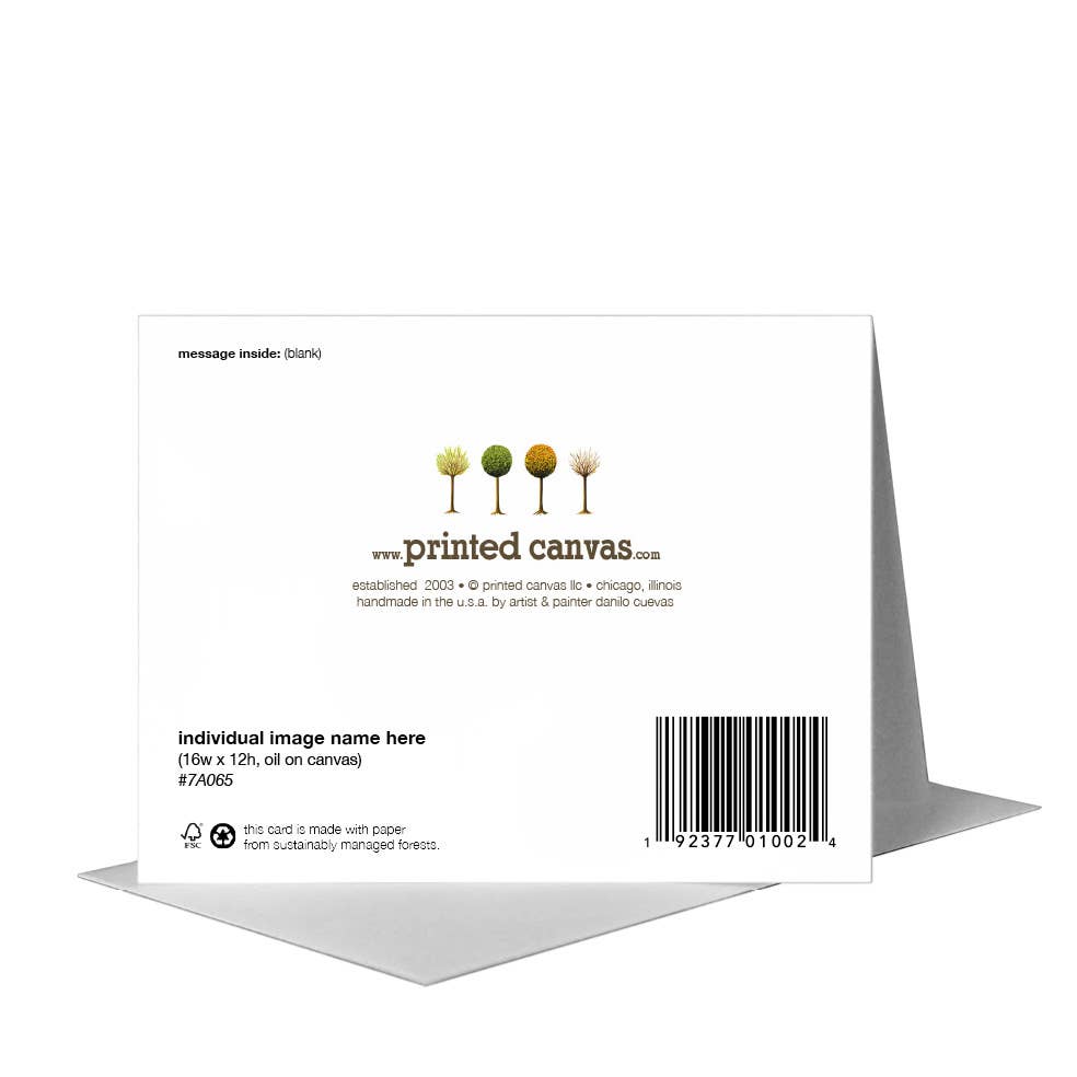 Dog Paw, Greeting Card (8355K)