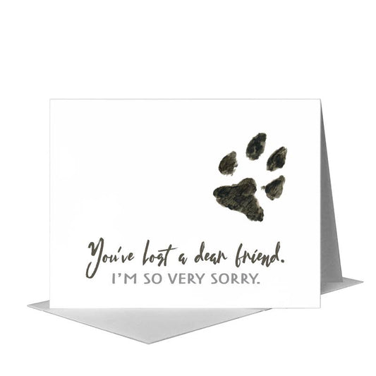 Dog Paw, Greeting Card (8355K)