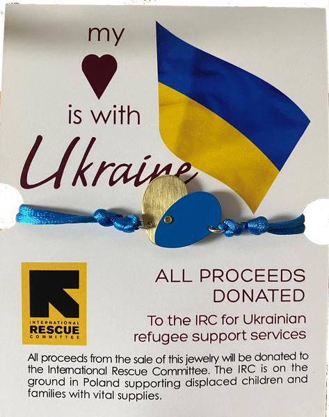 My Heart is with Ukraine Fundraising Bracelet