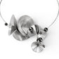 SOUND | DECIBEL 1 Bold Conical Statement Necklace with Simulated Pearls