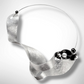 SOUND | OSCILLATE 1 Sound Wave Statement Necklace, Recycled Vinyl & Aluminum Art