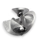 VOLUME Dress Up Your Outerwear with this Statement Brooch from the SOUND Collection with Recycled Record Vinyl and Simulated Pearls
