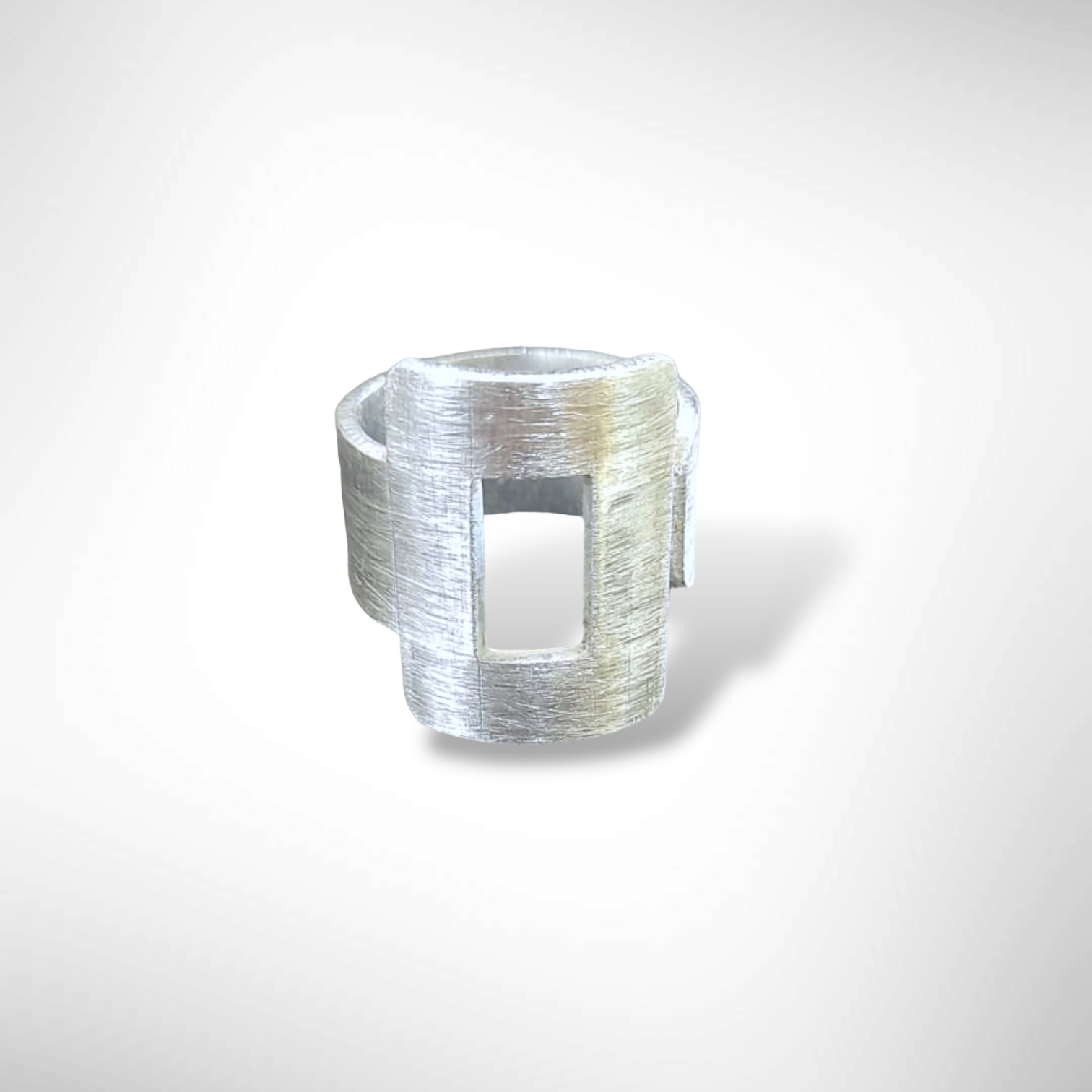 BALANCE 1 Thick Square Top Unisex adjustable ring