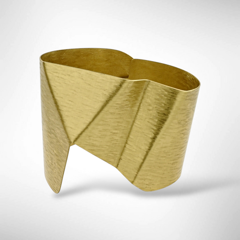 WONDER 1 Bold Gold-Tone Mid-Arm Cuff from the FIGURE Collection