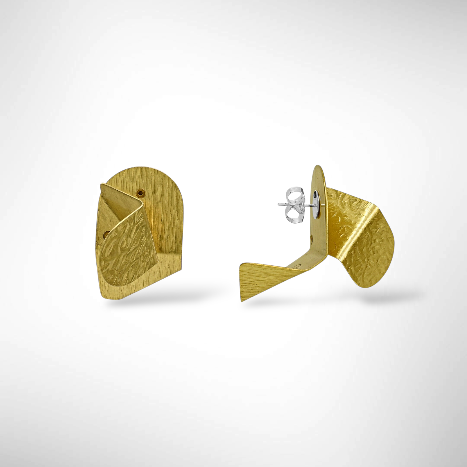 REFLECT 2 Expressive Two Piece Wide Post Earrings from the FIGURE Collection