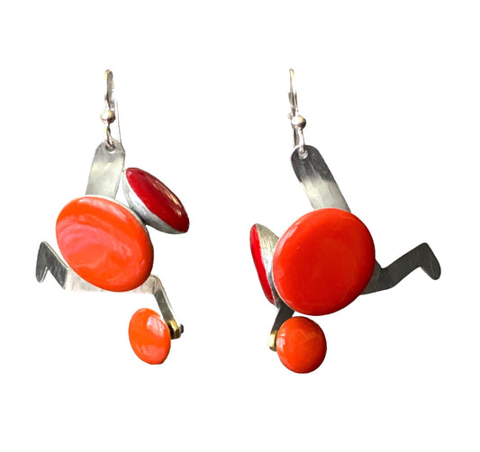 HARVEST | RENEW 1 Multi-Directional Resin and Metal Earrings