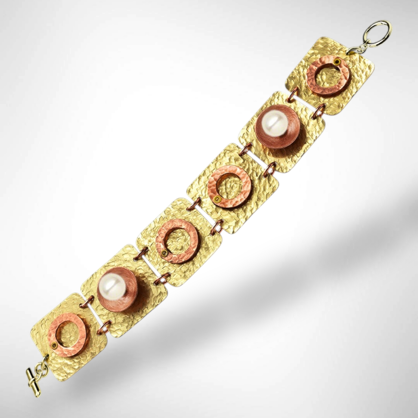 DANCE Mixed Metal Flat Linked Bracelet
