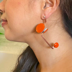 SPROUT 1 Contemporary Long Earrings from the HARVEST Collection