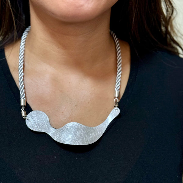 FLOAT 3 Tri Metal Tri Metal Floating BUBBLE Necklace