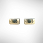 BOOK Small Horizontal Post Earrings