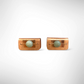 BOOK Small Horizontal Post Earrings