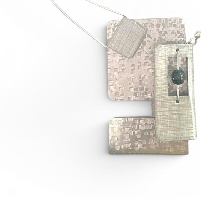SCHEMA | BOOK 3 Geometric Statement Pendant Necklace