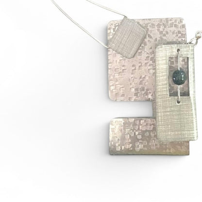SCHEMA | BOOK 3 Geometric Statement Pendant Necklace