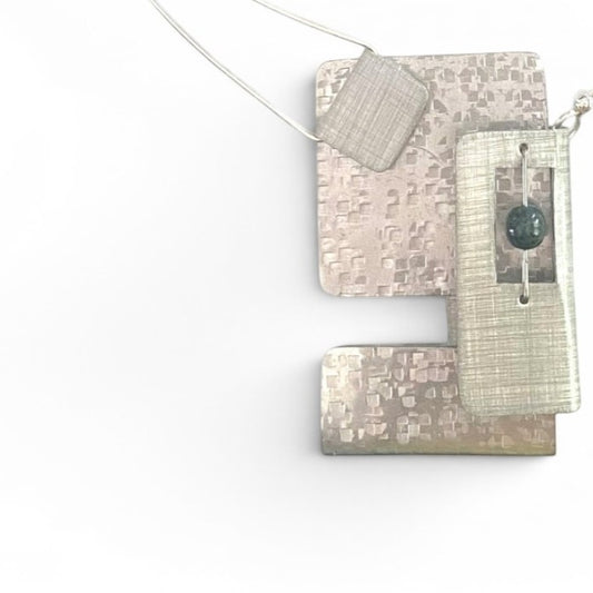 SCHEMA | BOOK 3 Geometric Statement Pendant Necklace