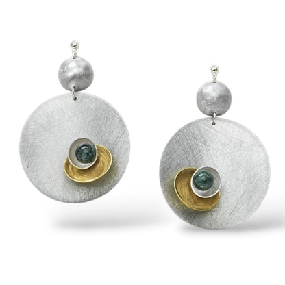 GEOMETRIC STUDIES | BLOSSOM Large Light Weight Round Statement Earrings