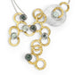 GEOMETRIC STUDIES | RIVER Centerpiece Focal Statement Necklace with Jade