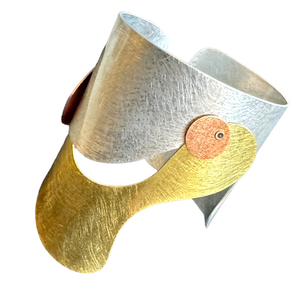 FLOAT 1 Tri Metal Cuff from the BUBBLE Collection