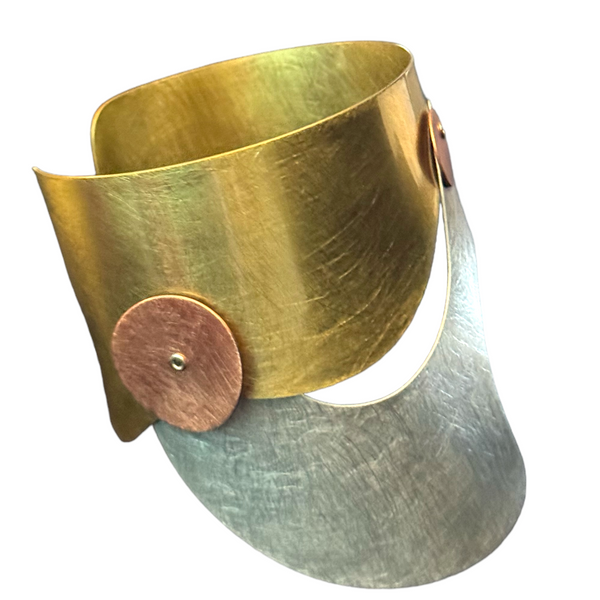 FLOAT 1 Tri Metal Cuff from the BUBBLE Collection