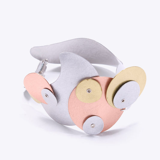 BUBBLES | BUBBLES | FLOAT 2 Tri Metal Dangle Bracelet