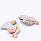 BUBBLES | FLOAT 1 Striking Tri Metal Statement Earrings