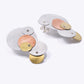 BUBBLES | TICKLE 2 Tri Metal Combined Circle Earrings