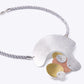 FLOAT 1 Large Central Pendant Mixed Metal Necklace