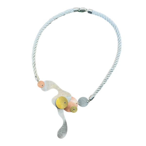 POP 1 Dripping BUBBLE Large Pendant Style Necklace