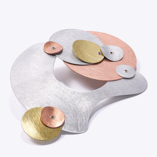 BUBBLES | FLOAT 1 Large Mixed Metal Pin