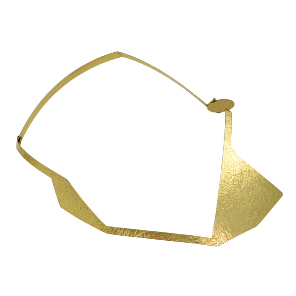 SHARE 2 Flat Angular Contemporary Necklace from the FIGURE Collection