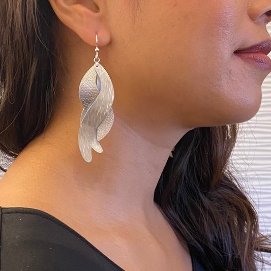 SAND - Our most popular earring! 3 piece ocean themed Modern Dangle Earring from the WATER Collection