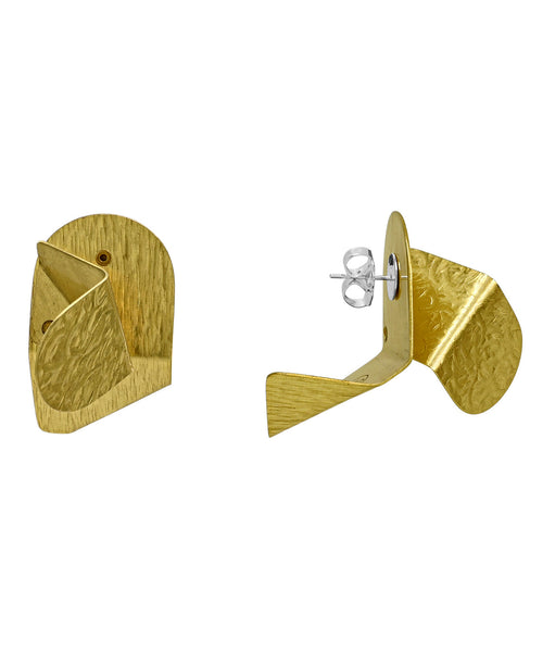 REFLECT 2 Expressive Two Piece Wide Post Earrings from the FIGURE Collection