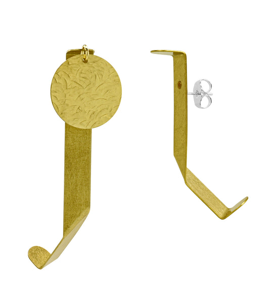 SHARE 2 Mix-Matched Long Post Earrings from the FIGURE Collection