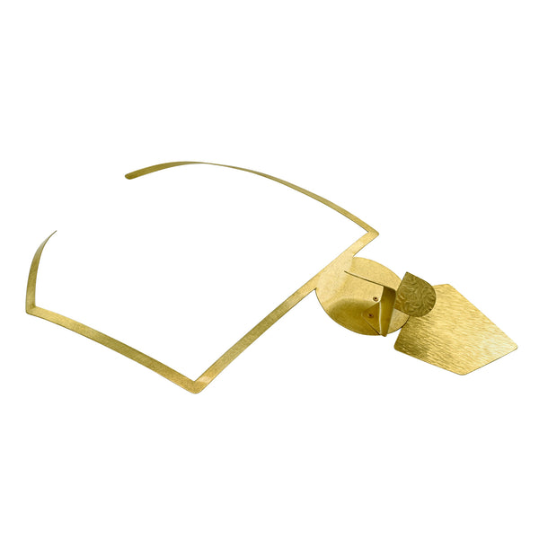 REFLECT 1 Abstract Interchangeable Gold-Tone Necklace from the FIGURE Collection