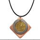 SECRET MESSAGE Unisex Adjustable Mixed Metal Heart Pendant Necklace